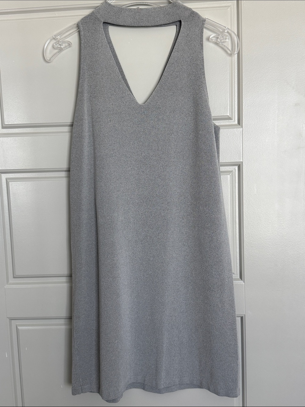 Milly Grey Halterneck Mini Dress, S